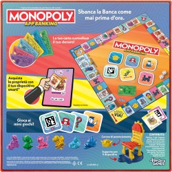 Hasbro Gaming, Monopoly App Banking, Gioco da Tavolo, Ideale per Famiglia e Amici, per Bambini e Bambine da 8 Anni in Su, Scans