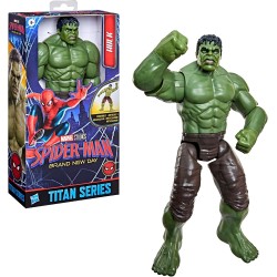 Hasbro Marvel Spider-Man: Brand New Day, Titan Series, Hulk, action figure, giocattoli di supereroi da 29,7 cm per bambini e ba