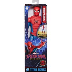 Hasbro Marvel Spider-Man: Brand New Day, Titan Series, action figure, giocattoli di supereroi da 29,2 cm per bambini e bambine,