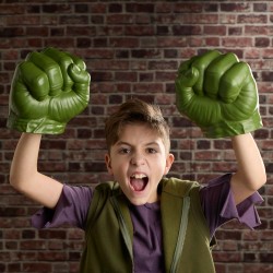 Hasbro Marvel, Spider-Man:Brand New Day, Super pugni gamma di Hulk, giocattoli in gommapiuma per roleplay di supereroi, complem