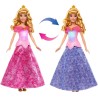Mattel Disney Princess Bambola Aurora Magico LooK con Abito con Luci