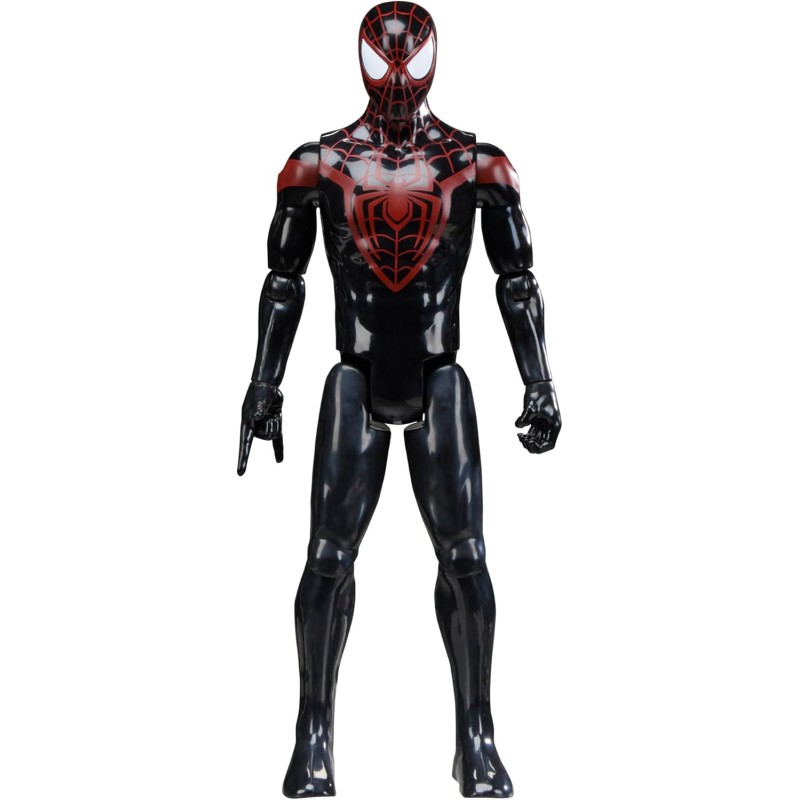 Hasbro - Marvel Spider-Man Titan Series, Action figure di Miles Morales in scala da 30 cm, giocattolo di supereroi per bambini 