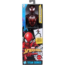 Hasbro - Marvel Spider-Man Titan Series, Action figure di Miles Morales in scala da 30 cm, giocattolo di supereroi per bambini 
