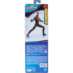 Hasbro - Marvel Spider-Man Titan Series, Action figure di Miles Morales in scala da 30 cm, giocattolo di supereroi per bambini 