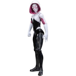 MaHasbro - Marvel Spider-Man Titan Series, Action figure Deluxe Ghost-Spider da 30 cm, giocattolo di supereroi per bambini dai 