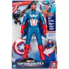 Hasbro - Marvel Avengers Captain America: coraggioso New World Flight Mode action figure con accessori, giocattoli super eroi d