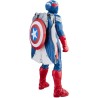 Hasbro - Marvel Avengers Captain America: coraggioso New World Flight Mode action figure con accessori, giocattoli super eroi d