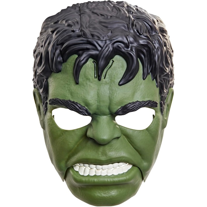 Hasbro - Marvel Studios Spider-Man: Brand New Day, Maschera elettronica parlante di Hulk Selvaggio, giocattolo per roleplay, co