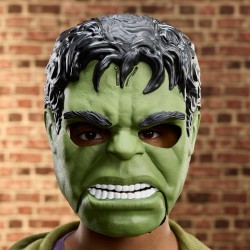 Hasbro - Marvel Studios Spider-Man: Brand New Day, Maschera elettronica parlante di Hulk Selvaggio, giocattolo per roleplay, co