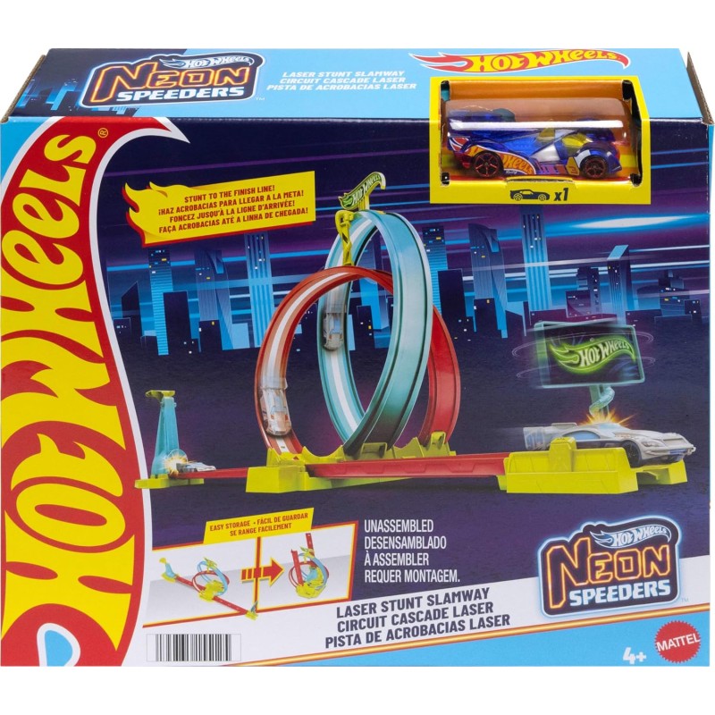 Mattel Games - Hot Wheels NEON SPEEDERS LASER HPC05
