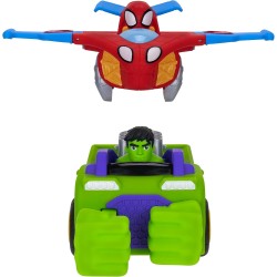 Spidey e i suoi fantastici amici SNF0323 – Team Up veicolo, combinazione di Hulk Veicolo & Spidey Jet