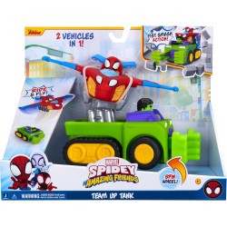 Spidey e i suoi fantastici amici SNF0323 – Team Up veicolo, combinazione di Hulk Veicolo & Spidey Jet