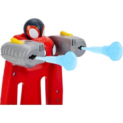 Marvel Spidey and His Amazing Friends Team Spidey Flip and Reveal Cruiser - Veicolo double-face da 27,9 cm con luci, suoni e la