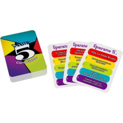 GOLIATH Carte Sparane 5, Name 5 Cards, Gioco di Carte e Domande per la Famiglia, dai dodici anni in su, Multicolore, 926769.012