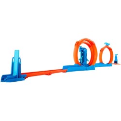 Hot Wheels Track Creator Confezione Triplo Loop con macchinina 1:64