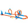 Hot Wheels Track Creator Confezione Triplo Loop con macchinina 1:64