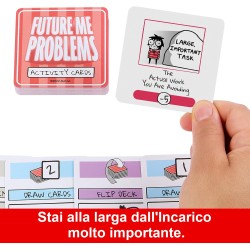 Future Me Problems - gioco di carte di Sarah s Scribbles, con 2 mazzi di carte, da 2 a 4 giocatori, perfetto per le serate di g