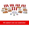 Mattel Games - Castori Costruttori, costruisci la torre traballante e scopri chi la farà cadere, per serate in famiglia e tra a