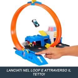 Hot Wheels City Super Stazione di Polizia Playset e macchinina JBM71