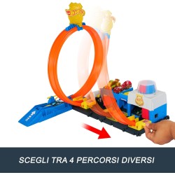 Hot Wheels City Super Stazione di Polizia Playset e macchinina JBM71