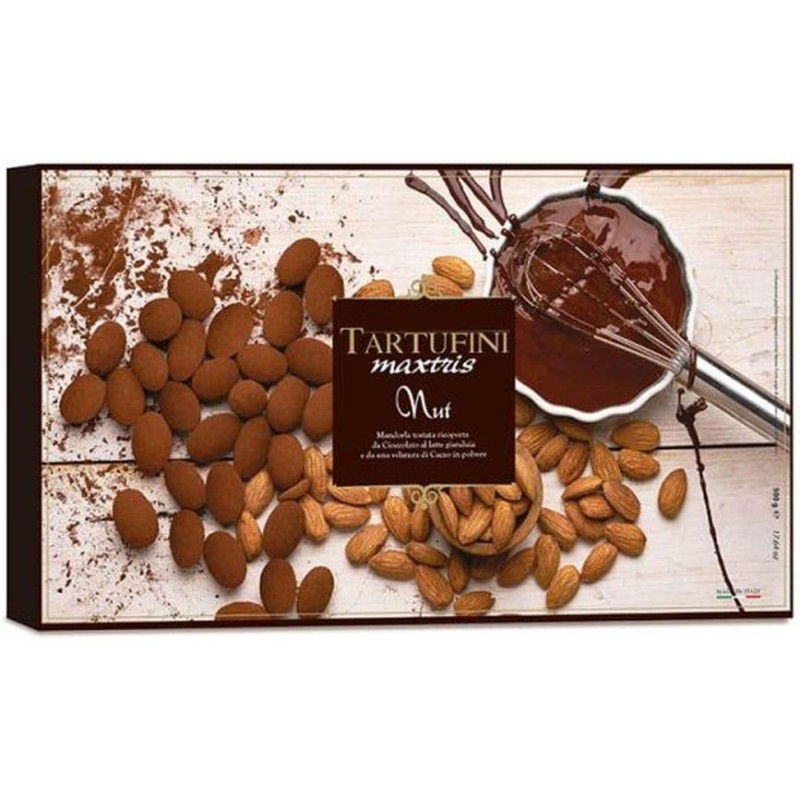 Confetti Maxtris - Tartufini al Nut, Scatola da 500 gr