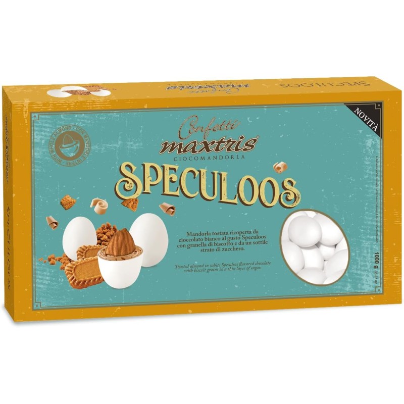 Maxtris Confetti Ciocomandorla Speculoos, scatola 1 kg