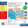 Clementoni - 16594 - Sapientino più - Scopriamo L Italia Smart - Puzzle Cartina Fisica E Politica Italia, Gioco Educativo E di 