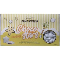 MAXTRIS - MAXTRIS CHOCO STARS STELLINE DI CIOCCOLATO AL LATTE CONFEZIONE DA 500 GR (BIANCHI)