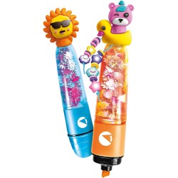 Clementoni Idea - 18130 Create Your Highlighters: Crazy Summer, Laboratorio degli Evidenziatori Personalizzati, Kit Creativo pe