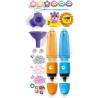 Clementoni Idea - 18130 Create Your Highlighters: Crazy Summer, Laboratorio degli Evidenziatori Personalizzati, Kit Creativo pe