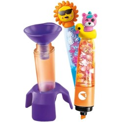 Clementoni Idea - 18130 Create Your Highlighters: Crazy Summer, Laboratorio degli Evidenziatori Personalizzati, Kit Creativo pe