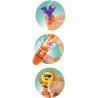 Clementoni Idea - 18130 Create Your Highlighters: Crazy Summer, Laboratorio degli Evidenziatori Personalizzati, Kit Creativo pe