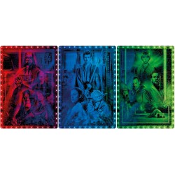 Clementoni - 35161 Star Wars Metamorphic Art Collection - Episode I II III Trilogia Prequel, Quadro Interattivo 520 Pezzi con C