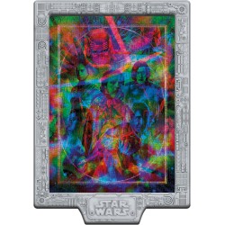 Clementoni - 35163 Star Wars Metamorphic Art Collection - Episode VII VIII IX Nuova Trilogia, Quadro Interattivo 520 Pezzi con 