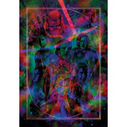 Clementoni - 35163 Star Wars Metamorphic Art Collection - Episode VII VIII IX Nuova Trilogia, Quadro Interattivo 520 Pezzi con 
