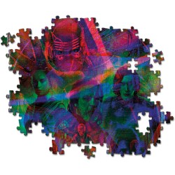 Clementoni - 35163 Star Wars Metamorphic Art Collection - Episode VII VIII IX Nuova Trilogia, Quadro Interattivo 520 Pezzi con 