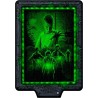Clementoni - 35155 Stranger Things Metamorphic Art Collection - The Upside Down, Quadro Interattivo 520 Pezzi con Cornice e LED