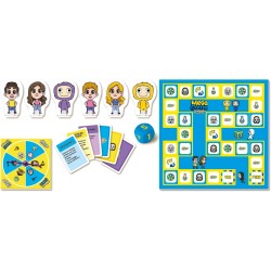 Clementoni Board Games - 16936 Mega Game DinsiemE, Gioco da Tavolo Bambini 7+ Anni, Gioco in Scatola con Sfide e Challenge
