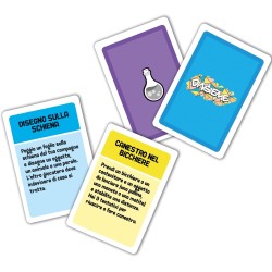 Clementoni Board Games - 16936 Mega Game DinsiemE, Gioco da Tavolo Bambini 7+ Anni, Gioco in Scatola con Sfide e Challenge