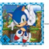 Clementoni - Sonic Supercolor Puzzle-Sonic-3x48 (Include 3 48 Pezzi) Bambini 5 Anni, Puzzle Cartoni Animati, Made in Italy, Mul