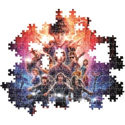 Clementoni - Puzzle 1000 Pezzi per Adulti e Ragazzi, Illustrazione Stranger Things, Idea Regalo, Made in Italy, 70x50 cm, Poste