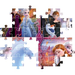 Clementoni - 29786 - Supercolor Puzzle - Disney Frozen - 180 Pezzi - Puzzle Bambini 7 Anni, Puzzle Cartoni Animati, Made In Ita