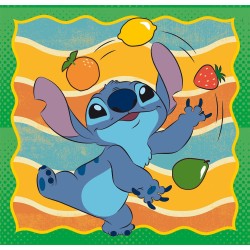 Clementoni - Puzzle per Bambini 3x48 Pezzi Supercolor, per Bambini 5+ Anni, Illustrazioni Disney Stitch, Idea Regalo, Made in I