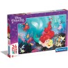 Clementoni - 24243 - Supercolor Puzzle - The Little Mermaid - 24 Pezzi - Puzzle Bambini 3 Anni, Puzzle Cartoni Animati - Made I