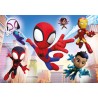 Clementoni - 21625 - Marvel Spidey And His Amazing Friends Supercolor - 2x60 (Include 2 60 Pezzi), Puzzle Cartoni Animati