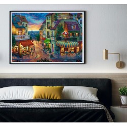 Clementoni - Puzzle 2000 Pezzi per Adulti e Ragazzi, Collection, Tema Wandering around Paris, Immagine di Parigi, 97,5x66,8 cm,