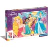 Clementoni - Le Principesse Disney & Sofia Princess Supercolor Puzzle, No Color, 104 Pezzi, 23714