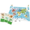 Clementoni - Sapientino più - Scopriamo Educativo 6 Anni sulla Geografia, Geografico del Mondo, Planisfero, Gioco Pianeta Terra
