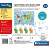 Clementoni - Sapientino più - Scopriamo Educativo 6 Anni sulla Geografia, Geografico del Mondo, Planisfero, Gioco Pianeta Terra
