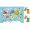 Clementoni - Sapientino più - Scopriamo Educativo 6 Anni sulla Geografia, Geografico del Mondo, Planisfero, Gioco Pianeta Terra